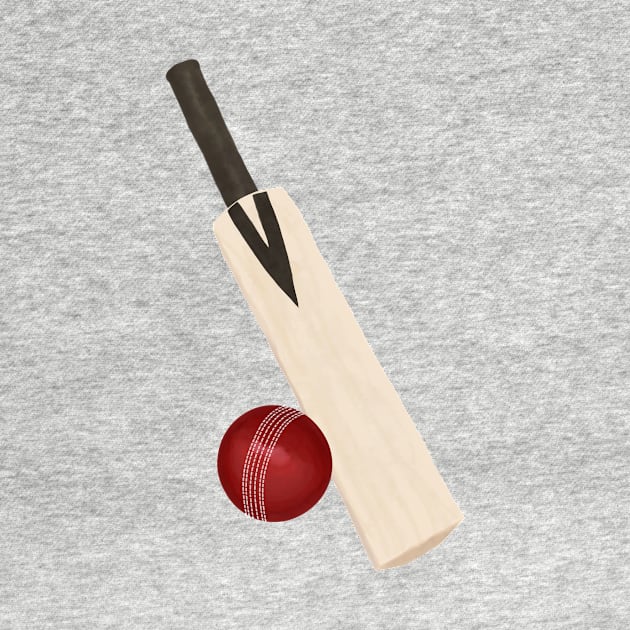 Cricket Watercolour Pattern by Emsimonsen